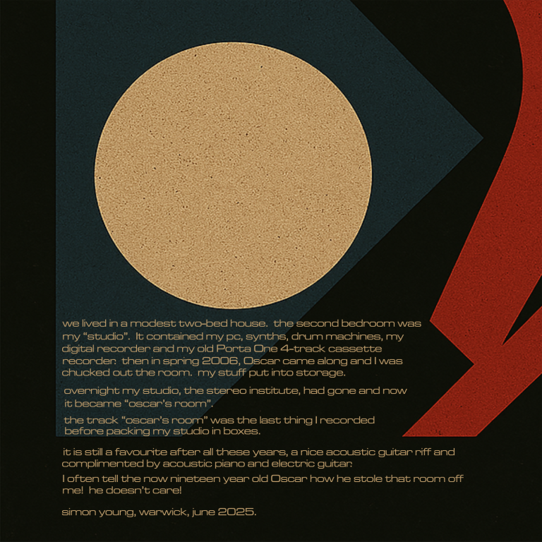 Cathode Ghosts, Oscar's Room, 2025 Cathode Ghosts, Oscar's Room, 2025