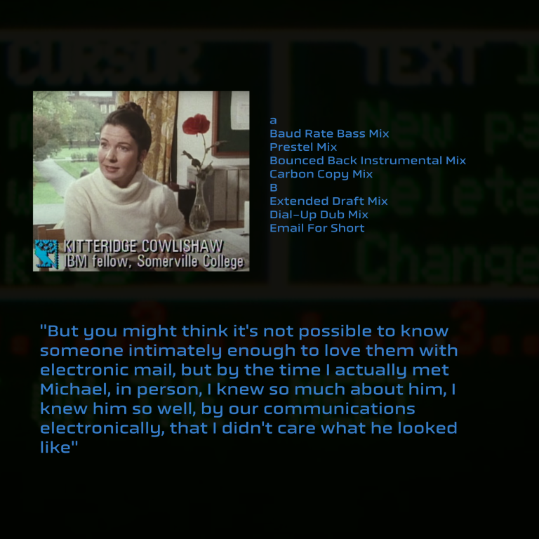 Cathode Ghosts, I Actually Fell In Love By Electronic Mail, 2025 Cathode Ghosts, I Actually Fell In Love By Electronic Mail, 2025