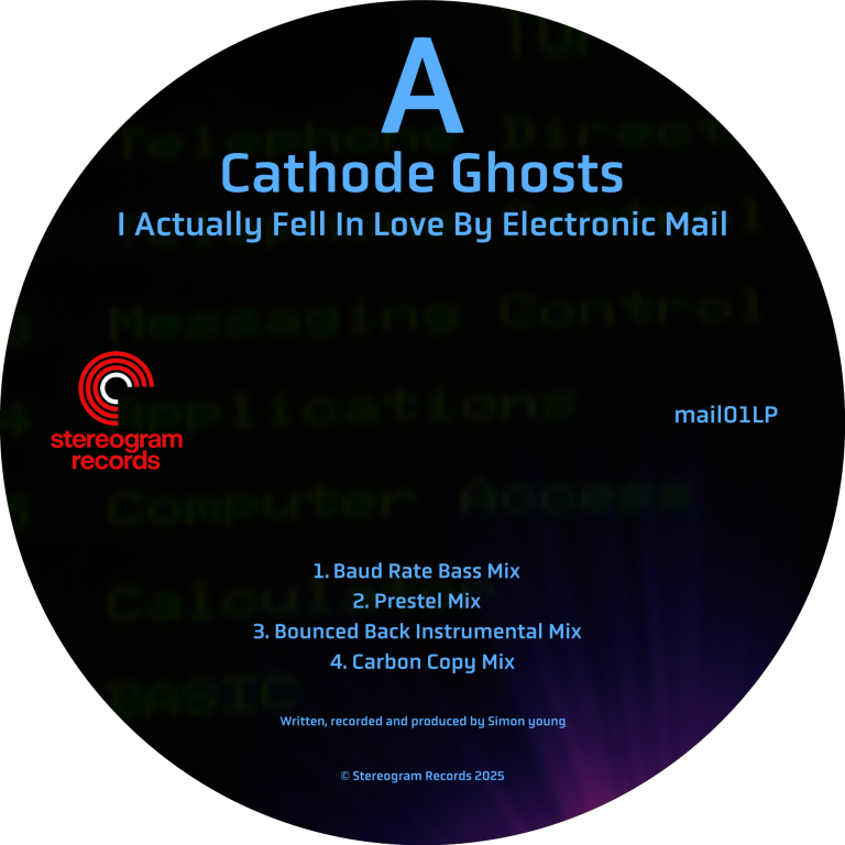 Cathode Ghosts, I Actually Fell In Love By Electronic Mail, 2025 Cathode Ghosts, I Actually Fell In Love By Electronic Mail, 2025