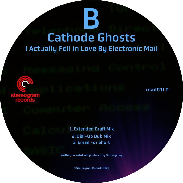 Cathode Ghosts, I Actually Fell In Love By Electronic Mail, 2025 Cathode Ghosts, I Actually Fell In Love By Electronic Mail, 2025