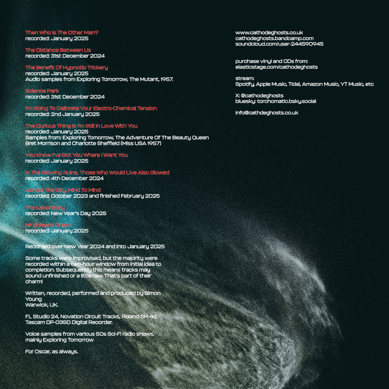 Cathode Ghosts, Voices From The Future, 2025 Cathode Ghosts, Voices From The Future, 2025